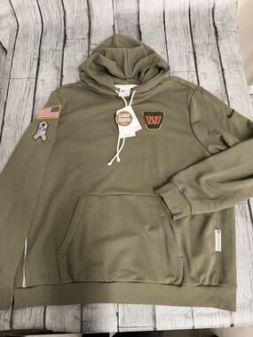 NWT Men’s Nike Authentic Washington Commanders 2025 Salute To Service Hoodie XXL